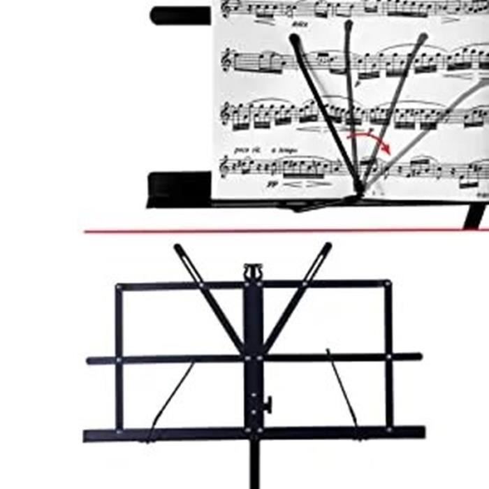 Table pliante Pupitre ABS Porte-partitions Applicable pour guitare Piano  VioloY4