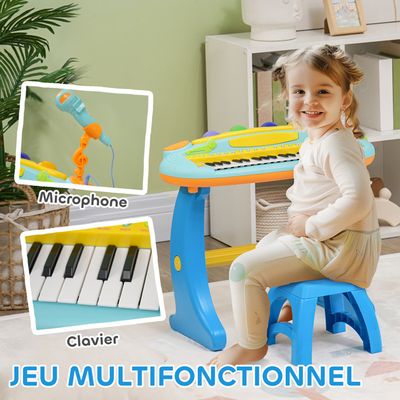Piano Electrónico Infantil 37 Teclas Usb Micrófono | Cuotas sin interés Piano Electrónico Infantil 37 Teclas Usb Micrófono | Cuotas sin interés