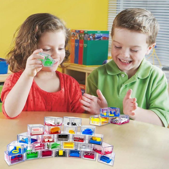 24 Mini Casse-Têtes Labyrinthe à Billes - Jeux De Patience Comius Sharp Pour Enfants Et Adultes