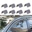 4x Clips déflecteurs d/'air Pluie Canal Pour Voiture Heko G3 Piece attache