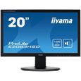 Iiyama Prolite E2083HSD-B1 Ecran PC LED 19.5" (49.4cm) 1600 x 900 plug play VESA DDC 2 B D-sub- DVI-D - Noir 2ms-0