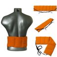 Nanxson Demi-tablier de taille de serveur pour homme tablier de restaurant à 2 poches latérales colorblock CF3097
