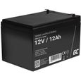 GreenCell®  Rechargeable Batterie AGM 12V 12Ah accumulateur au Gel Plomb Cycles sans Entretien VRLA Battery étanche Résistantes-0
