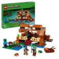 LEGO® 21256 Minecraft La Maison de la Grenouille, Jouet avec Figurines d'Animaux, Personnages : Zombie et Explorateur-0