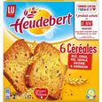 LOT DE 3 - LU HEUDEBERT - Biscottes 6 céréales - 300 g-0