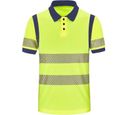 AYKRM Polo Shirt de Protection de sécurité avec Avertissement T-Shirt Haute visibilité-0