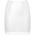 YIZYIF Femme Jupon sous Robe Jupe Sculptante Fond de Jupe Lingerie Sous-vêtement Type A Blanc-0