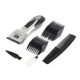 Tondeuse électrique de cheveux Tondeuse à barbe rasoir électrique hommes 6pcs - Set rasoir rechargeable épilateur rasoir corps-0
