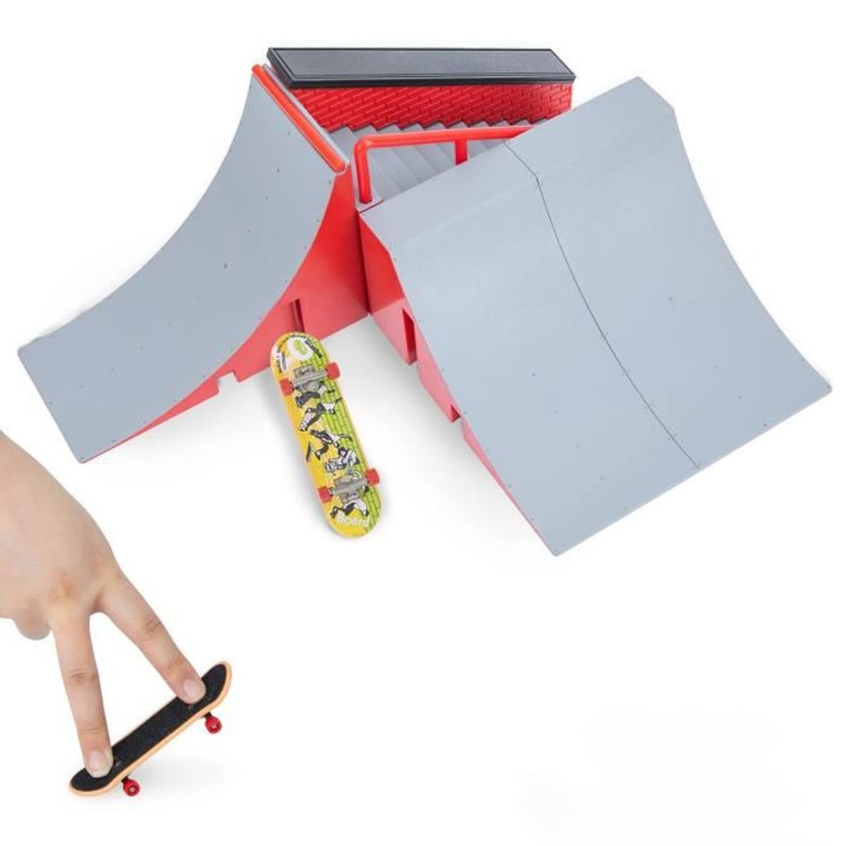 Finger Skate Avec Rampe - Jouet Enfant à Partir De 3 Ans, Planche à Roulette Pour Doigts, Cadeau Anniversaire