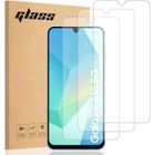 TECHTA Lot de 3 protections d'écran en verre trempé pour Samsung Galaxy A16, anti-chocs, anti-rayures