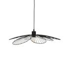 ATMOSPHERA CRÉATEUR D'INTÉRIEUR Suspension "Fleur" métal noir D57cm - Atmosphera createur d'interieur