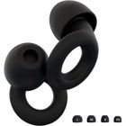 ABURNUDREY Bouchons d'oreille pour la réduction du bruit - AUDBURN - Quiet - 8 embouts en XS-S-M-L - SNR 27