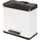 Hailo Poubelle à pédale Oko Trio Plus Taille L 3x9 L Blanc 0633-230
