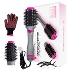 Brosse soufflante - KINSEIBEAUTY - 2 en 1 - 1200W - 3 niveaux de température - Ionisation négative