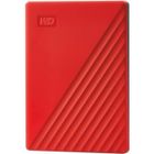 WD - Disque dur Externe - My Passport™ - 2 To - USB 3.0 - cryptage matériel AES 256 bits - Rouge