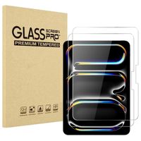 Verre Trempé - Phonillico - iPad Pro 2024 13 pouces - Pack de 2 - Résistant aux rayures - Lingettes incluses