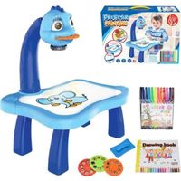 KIT PEINTURE Bleu Enfants Led Art Table projecteur à bureau Jouets dessin Enfants Arts peinture CONSEIL Artisanat a