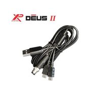 Câble de charge XP USB 3 sorties - DEUS 2 - Blanc - Accessoires de détection