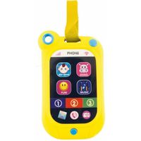 Jouet pour bébé - BIECO - Premier Smartphone de bébé - Voix amusantes, son des touches, cris d'animaux - Jaune