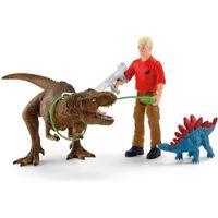 Coffret - SCHLEICH - Attaque Tyrannosaure Rex - Extérieur - Dinosaurs - Mixte