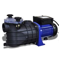 Pompe électrique de piscine VIDAXL 500 W Bleu avec filtre à tamis intégré
