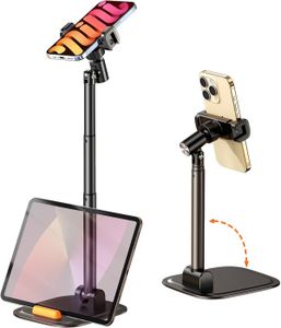 Support Téléphone Bureau Pliable En Forme D’ours – Design Mignon, Compatible Smartphones Et Tablettes - 3