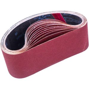 Bande Abrasive,50 X 686 Mm, Bandes Abrasives Mixte (3x Grains 80/120/150/240/400) Pour Ponceuses à Bande(15 Pièces ) | Leroy Merlin