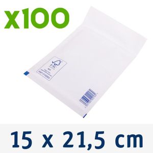 Lot de 200/ enveloppes bulles Couleur : Blanc Gr 2//B enveloppes matelass/ées de ingb ertson/® 14/ x 23/ cm