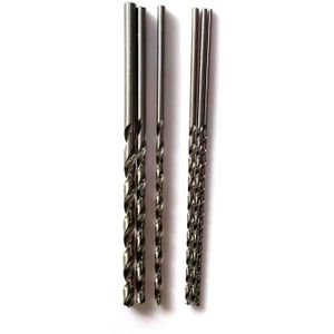 HSS HSS Acier Droit Tige Travailleur Hélicoïdal 3mm Dia Extension 160mm 2 Pcs 