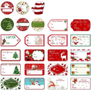 Sonew 500 autocollants ronds de Noël pour enveloppes et cartes