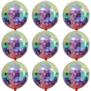 BALLE - BOULE - BALLON Ballons Disco Multicolores - Décorations De Fête Des A[n1635]