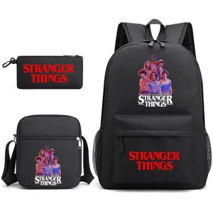 Cartable Scolaire Ado Garcon Fille Cartable Ecole Femme Ordinateur Portable Sac Scolaire Voyage Travail Cabas Etudiant Fans Drame Américain hsy Sac à Dos Homme Grand Capacité Stranger Things 