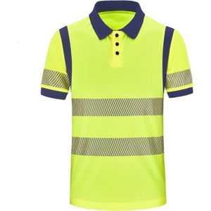 HAUTE VISIBILITÉ AYKRM Polo Shirt de Protection de sécurité avec Av