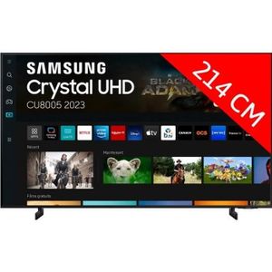 Téléviseur LED SAMSUNG TV LED 4K 214 cm 85CU8005 Crystal 2023