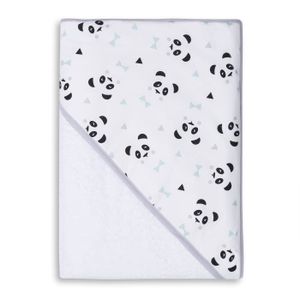 broderie sur capuche Panda KING BEAR Cape de bain en /éponge 320gr//m2 75x75 cm