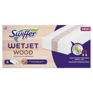 NETTOYAGE SOL LOT DE 2 - SWIFFER WetJet Wood Bois Recharge 8 lin