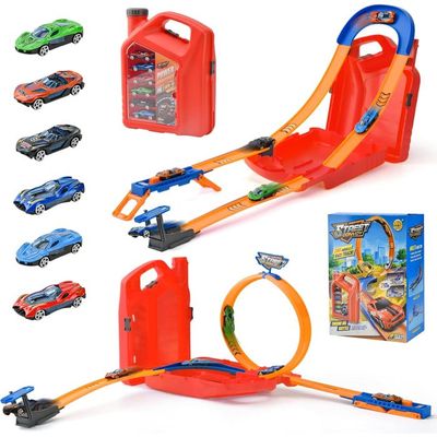 Jeu de construction de piste de voiture électrique jeu de construction de piste de Train de