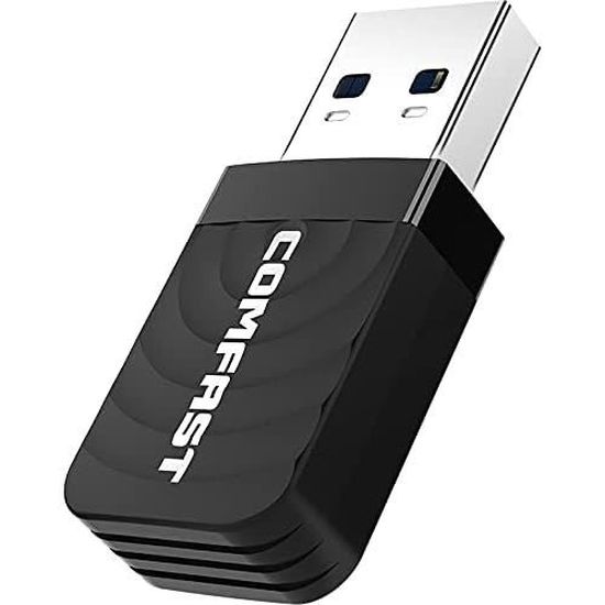 Clé Usb Sans Fil Wifi Adaptateur Wi-Fi 2.4G 300MBPS Ordinateur Portable
