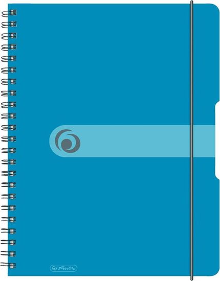 Lot De 3 Cahiers A4 Spirale Couverture Rigide Milan - 80 Feuilles 95g/m², Micro-perforées, Coloris Nata (bleu, Rose, Vert)