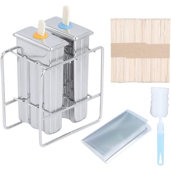 KIMISS Moule à Crème Glacée Moules En Acier Inoxydable Crème Glacée Industrielle Maison Cuisine