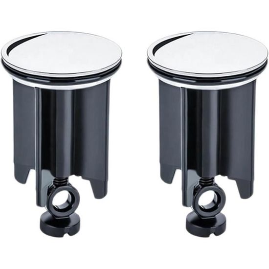 Bonde De Lavabo Universelle Réglable 40 Mm - Pour évier Cuisine Et Salle De Bain - Laiton Chromé Avec Joint - Hauteur Ajustable