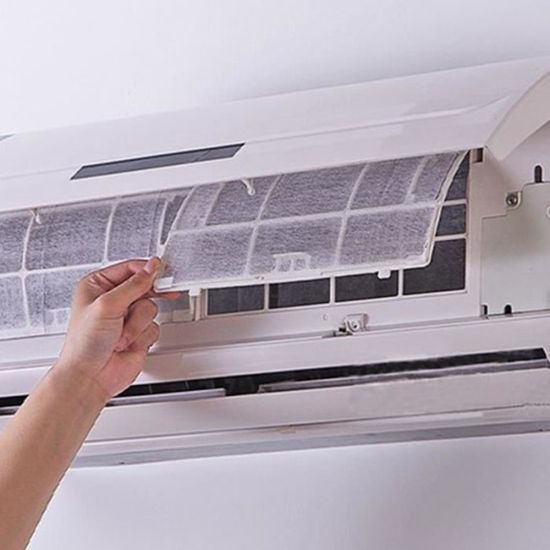 HomeVortex Lot De 2 Filtres De Climatisation En Maille De