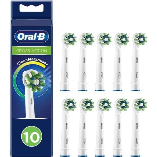 12 Têtes De Brosse Recharge Pour Braun Oral-B - Compatible Power/Pro/Triumph - Neuf