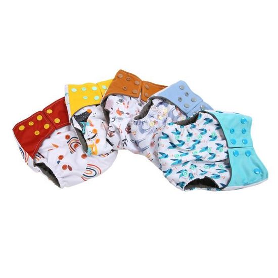 Pack De 2 Culottes D'apprentissage Lavables Pour Enfant 9-14 Kg – Anti-fuites, Douces Et Faciles à Enfiler – Transition Couche-culotte