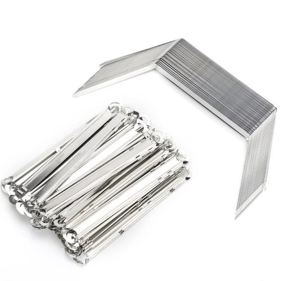 Lot De 1000 Attaches En Laiton Blanc - Tête Ronde 4.5 Mm, Tige 8 Mm, Pour Scrapbooking, Cartes, DIY - 8