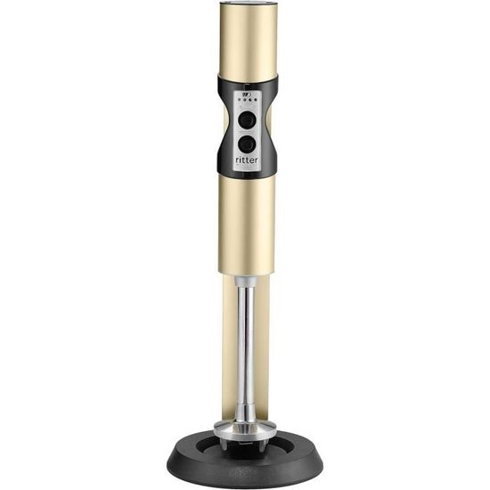 Mixeur Plongeant Mellerware 1300W Avec Verre Cristal - 1,5L - Blanc Léger