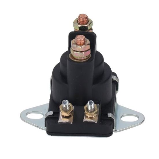 Solenoïde De Démarreur 24V - Bobine Laiton, Borne 100A, ABS, Pour Tondeuse, VTT, Véhicule Utilitaire