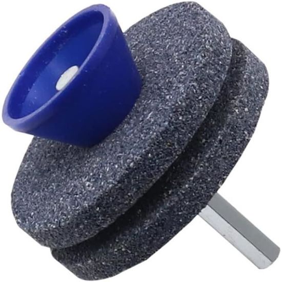 Lot De 4 Aiguiseurs De Lame Pour Tondeuse à Gazon - À Fixer Sur Perceuse - Corindon Double Face - Pour Outils De Jardin - 7