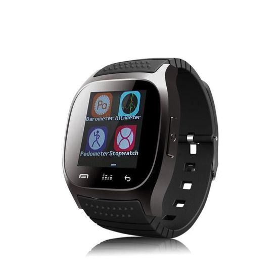 Vococal® montre connectee Bluetooth 3.0 étanche pour Android système Samsung Galaxy S5 S6 LG intelligente Montre Smart Watch