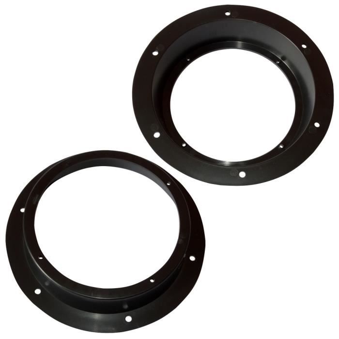 Aerzetix: 2 adaptateurs supports de haut-parleurs enceintes 165mm porte avant pour VW Volkswagen Caddy Caravelle Golf V Jetta Mul...